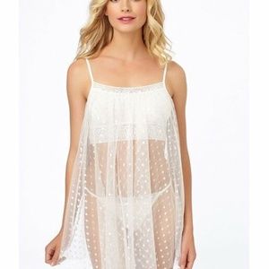 Betsey Johnson Point D'Espirt Baby Doll Size Small